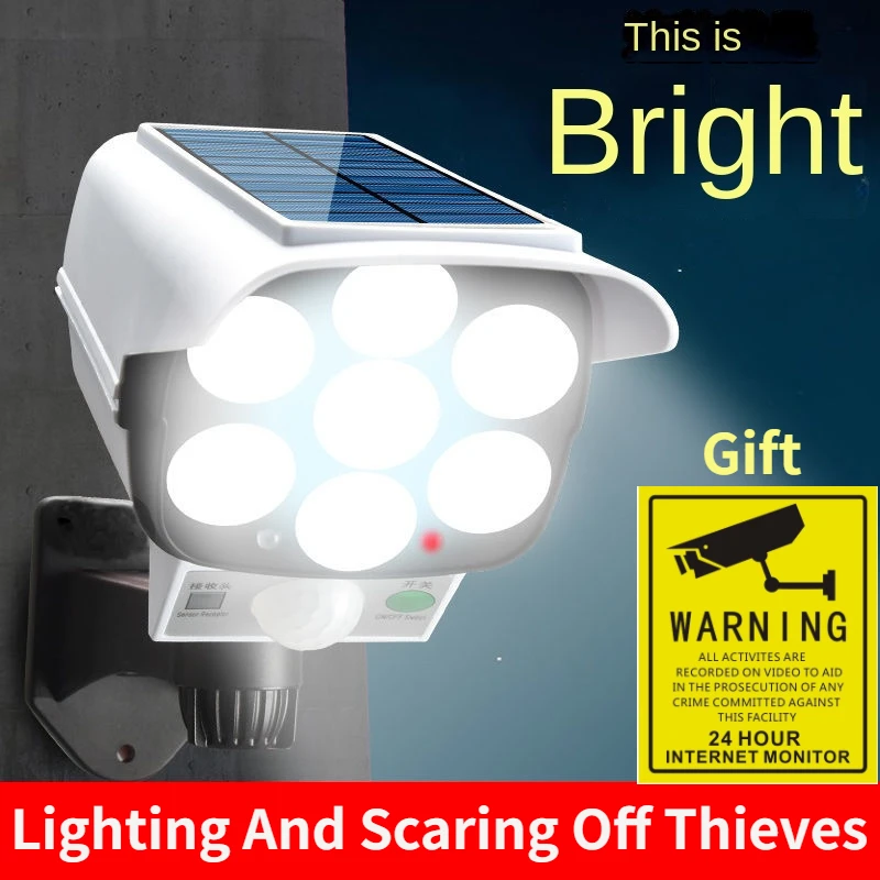 Smart Garden Light Camera - Наружный солнечный свет, датчик движения, камера