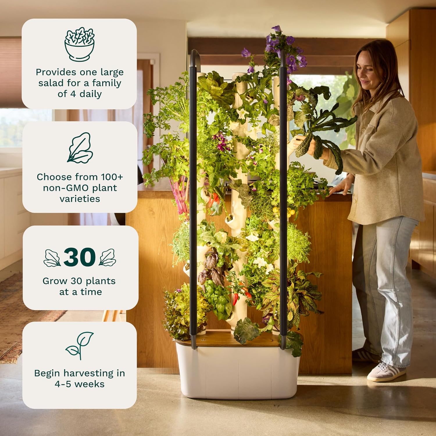 Smart Garden Vertical Planter - Умная система для вертикального земледелия в