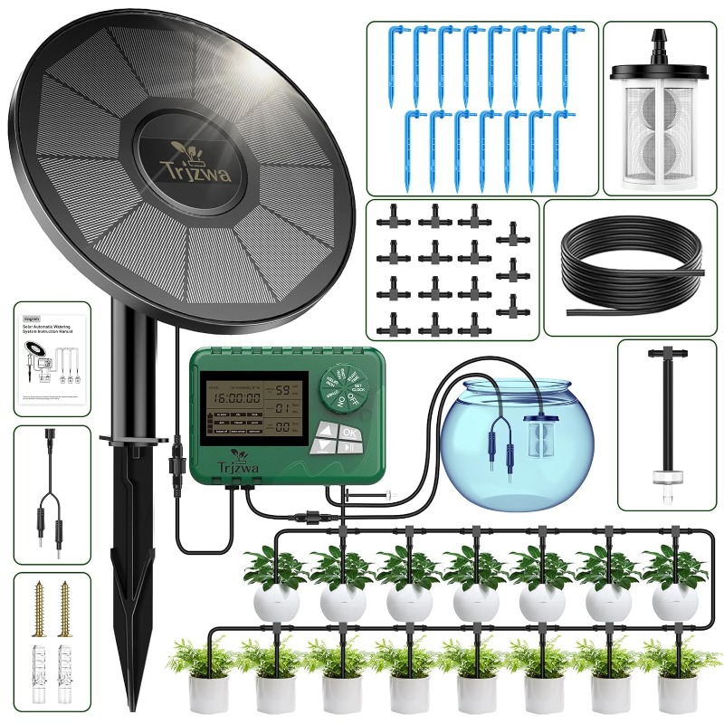 Smart Urban Garden - Солнечное ирригационное оборудование, комплект капельного орошения