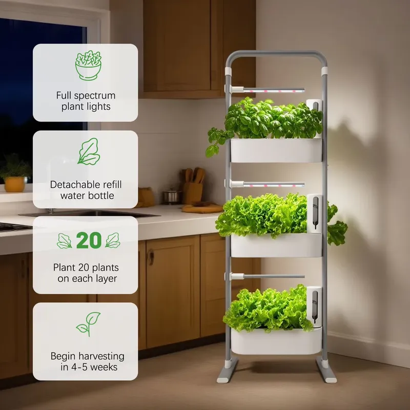 Умная экологичная гидропонная  – обзор и цена Smart Garden Vertical Planter