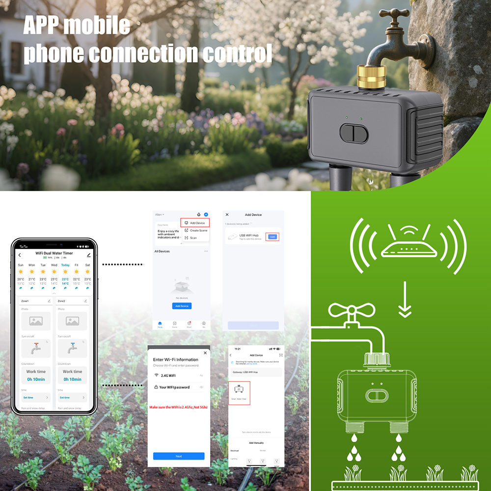 Автоматический Wi-Fi таймер по – обзор и цена Smart Garden Timer