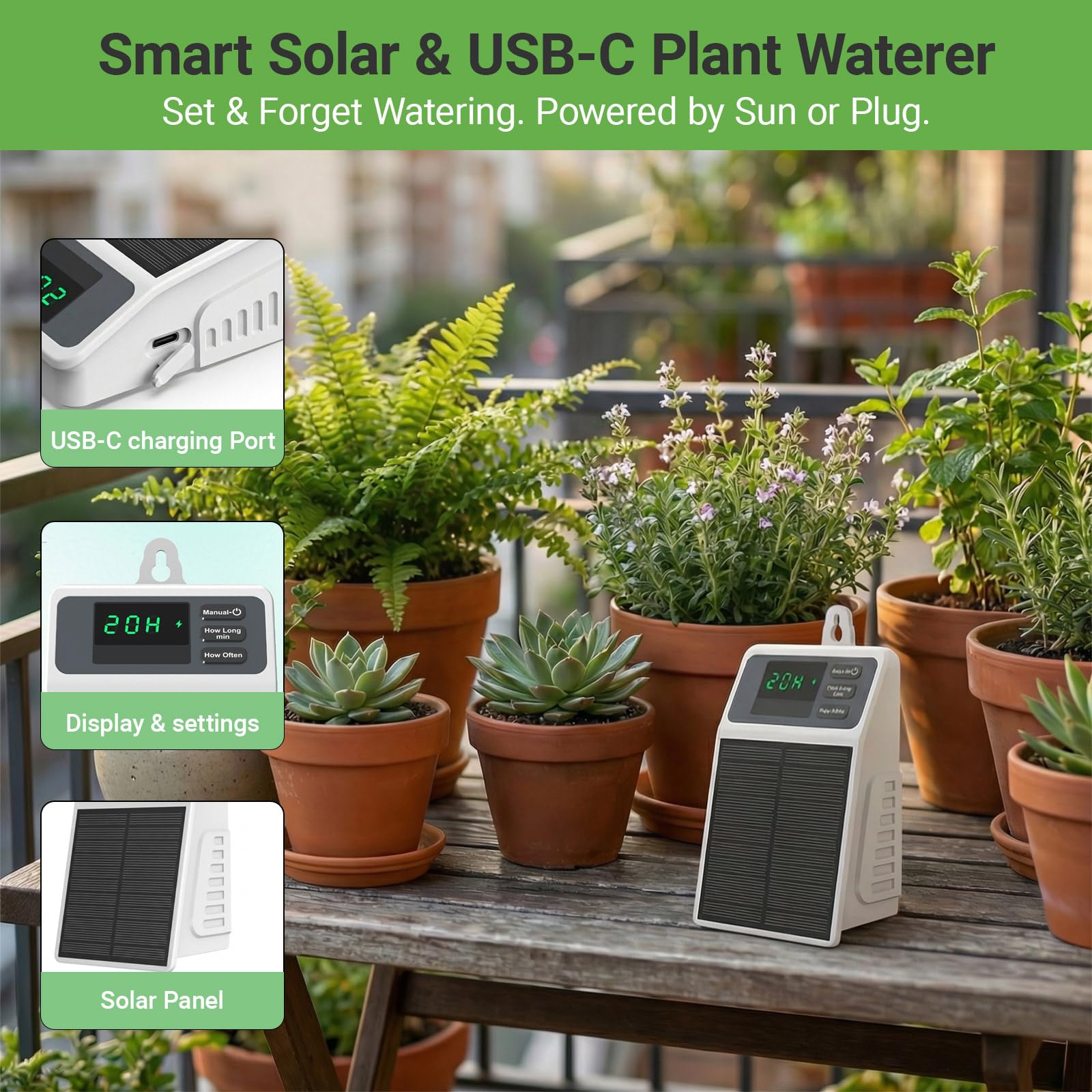 Усовершенствованная солнечная  – обзор и цена Smart Urban Garden