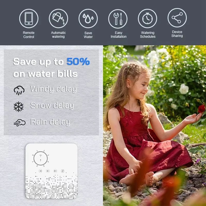 Умный контроллер полива Tuya W – обзор и цена Smart Garden Timer