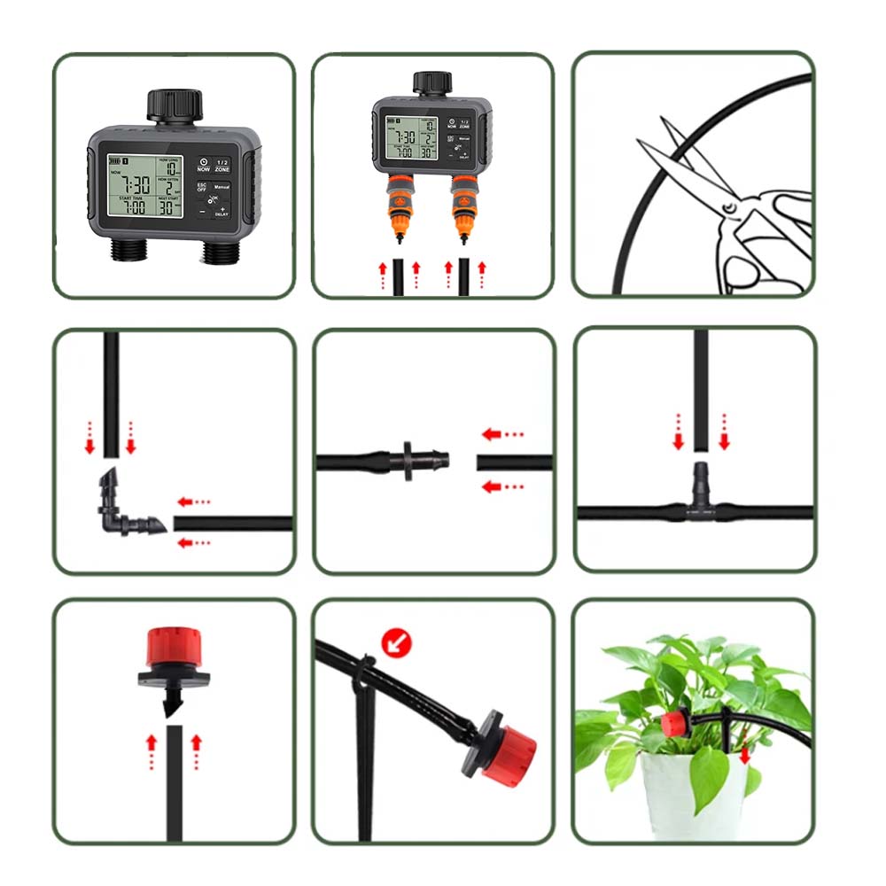 Двухзонный независимый ЖК-дисп – обзор и цена Smart Garden Timer