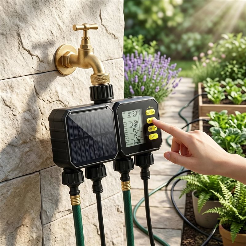 Солнечный Wi-Fi таймер полива  – обзор и цена Smart Garden Zone