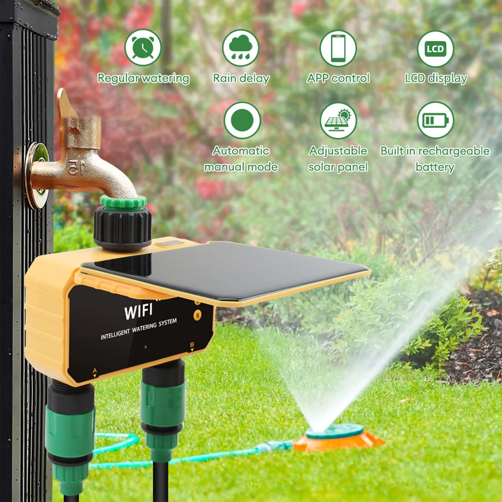 Солнечный Wi-Fi таймер для умн – обзор и цена Smart Garden Timer