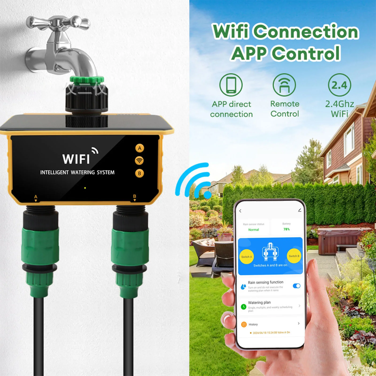 Солнечный Wi-Fi таймер для умн – обзор и цена Smart Garden Timer