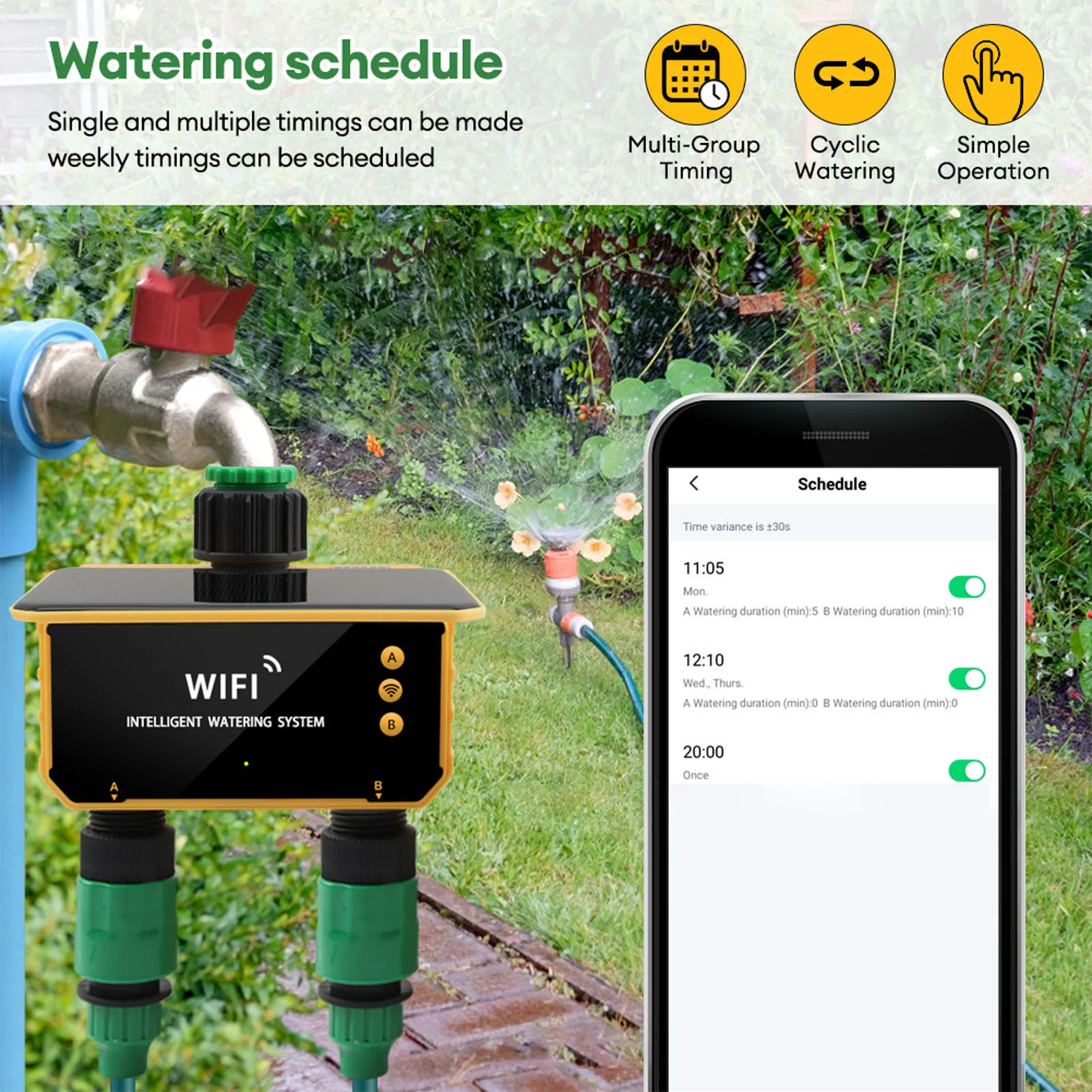 Солнечный Wi-Fi таймер для умн – обзор и цена Smart Garden Timer