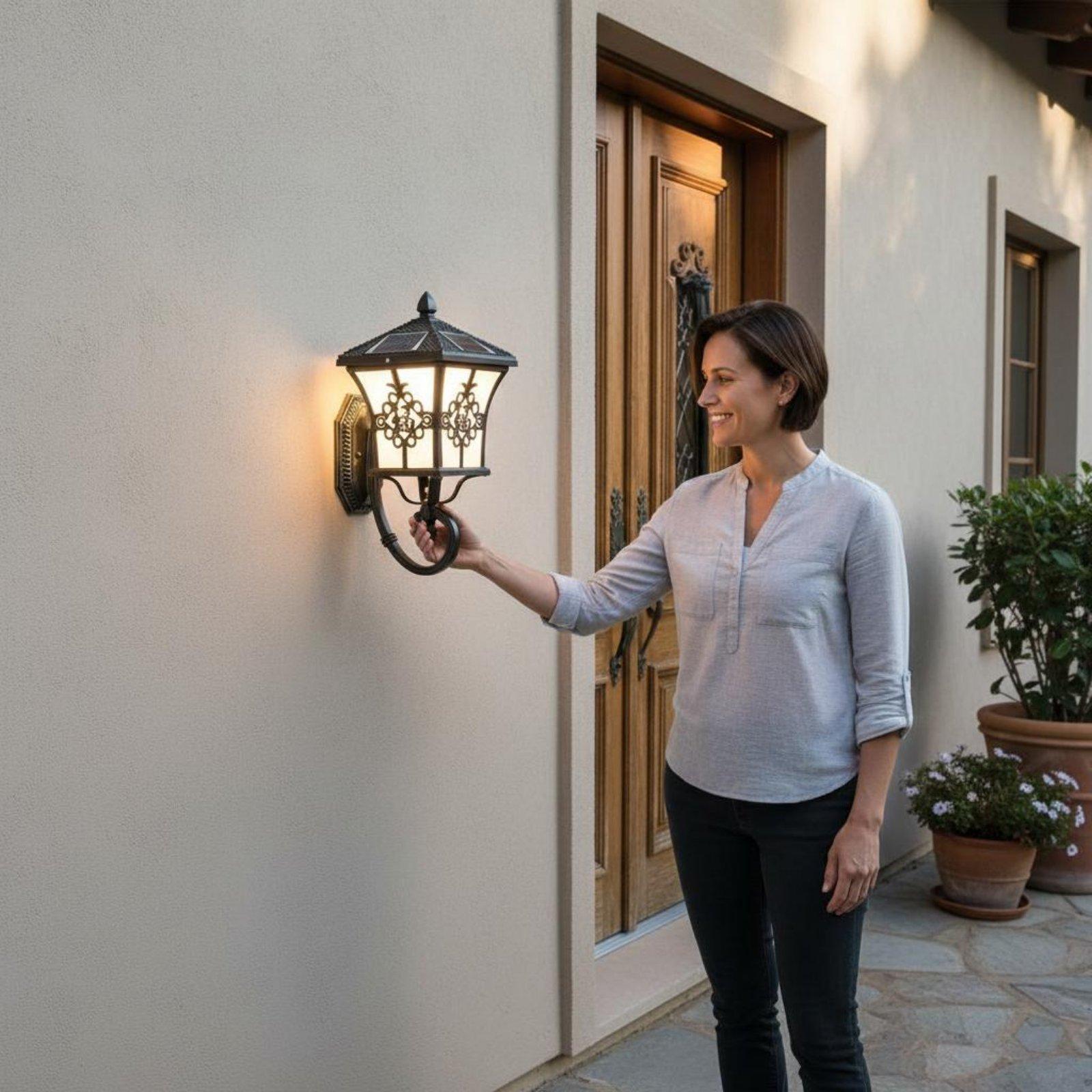 Умный солнечный настенный свет – обзор и цена Smart Garden Lanterns