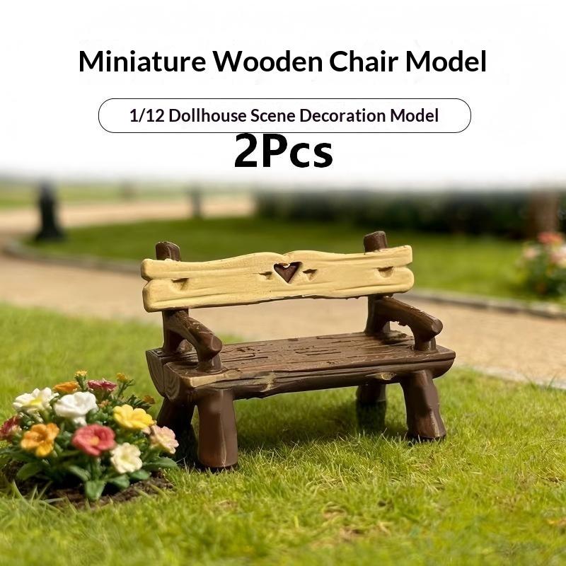2 шт. миниатюрные скамейки 1/1 – обзор и цена Smart Garden Diy